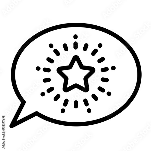 Positive Affirmations simple line icon