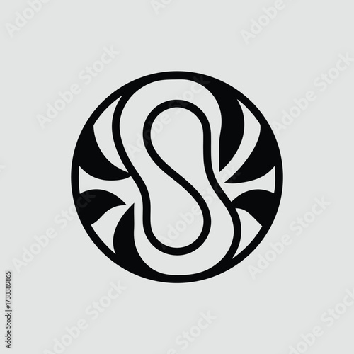 Elegant line art illustration of a zodiac sign with celestial and astrological elements perfect for mystical themes and horoscopes