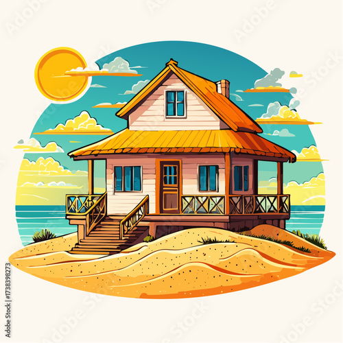 Real estate Beachside bungalow steps away from sand dunes