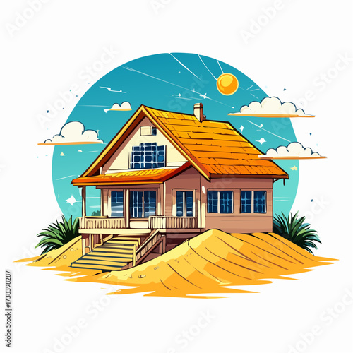 Real estate Beachside bungalow steps away from sand dunes