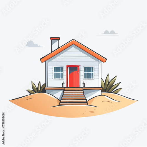 Real estate Beachside bungalow steps away from sand dunes