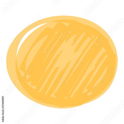 Highlighter Circle Doodle Illustration