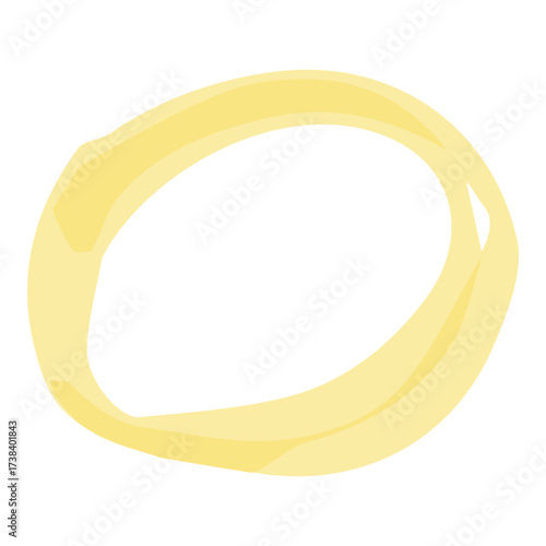 Highlighter Circle Doodle Illustration