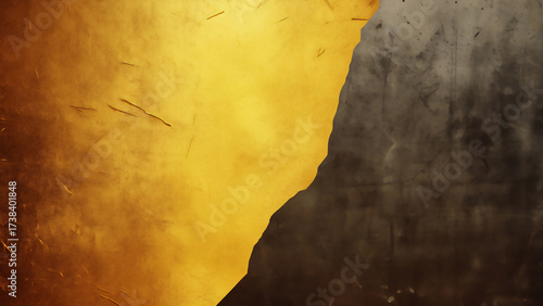 レトロな金箔のある背景素材　AI生成素材