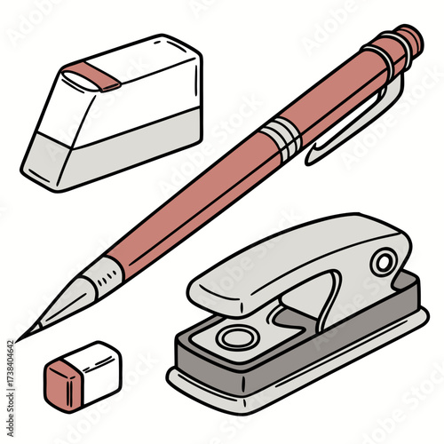 pen and pencil