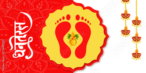 illustation of Diwali festival of lights tradition Diya oil lamps against dark background