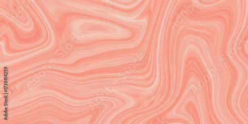 Abstract soft red and pink silk fabric texture with flowing wave design and satin material backdrop. premium, illustration, decoration, flow, art, orange, cream, waves