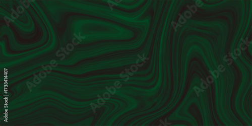 Abstract green and blue liquid wave pattern on a soft flowing satin textile backdrop. illustration, curve, backgrounds, dark