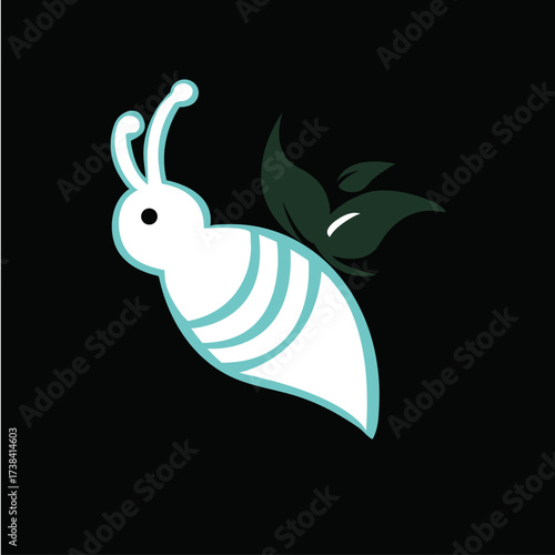 vector illustration of a cartoon fry