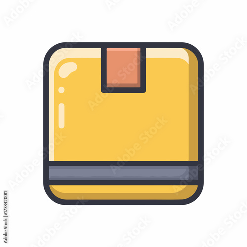 Simple Package Icon in High Contrast