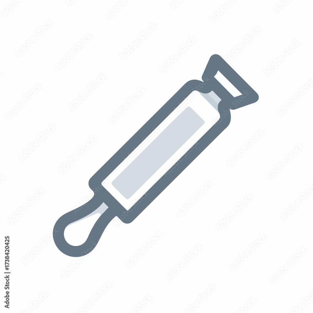 Clean Paste Icon in Monoline Design