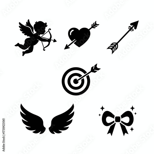 Express your deepest affections with these charming heart-themed communication icons perfect for invitations love letters and special announcements