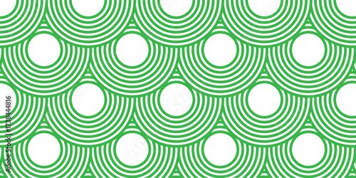 abstract seamless pattern with circles overlap textile fabric curl design.	