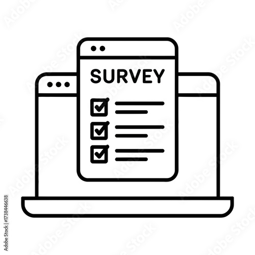 Online survey form feedback questionnaire customer data