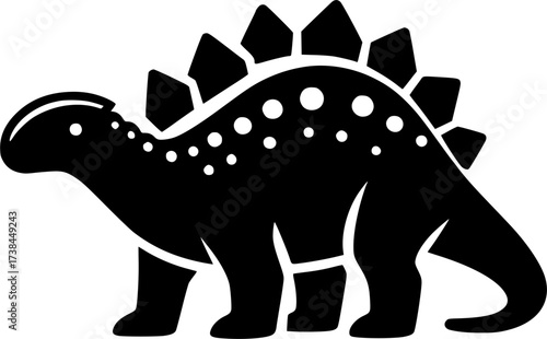 Ankylosaurs Silhouette sign, symbol, vector, art
