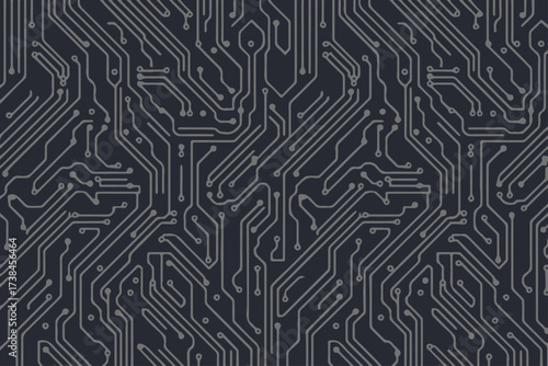 digital circuitry seamless pattern motherboard layout technology concept high detail vector eps ai png