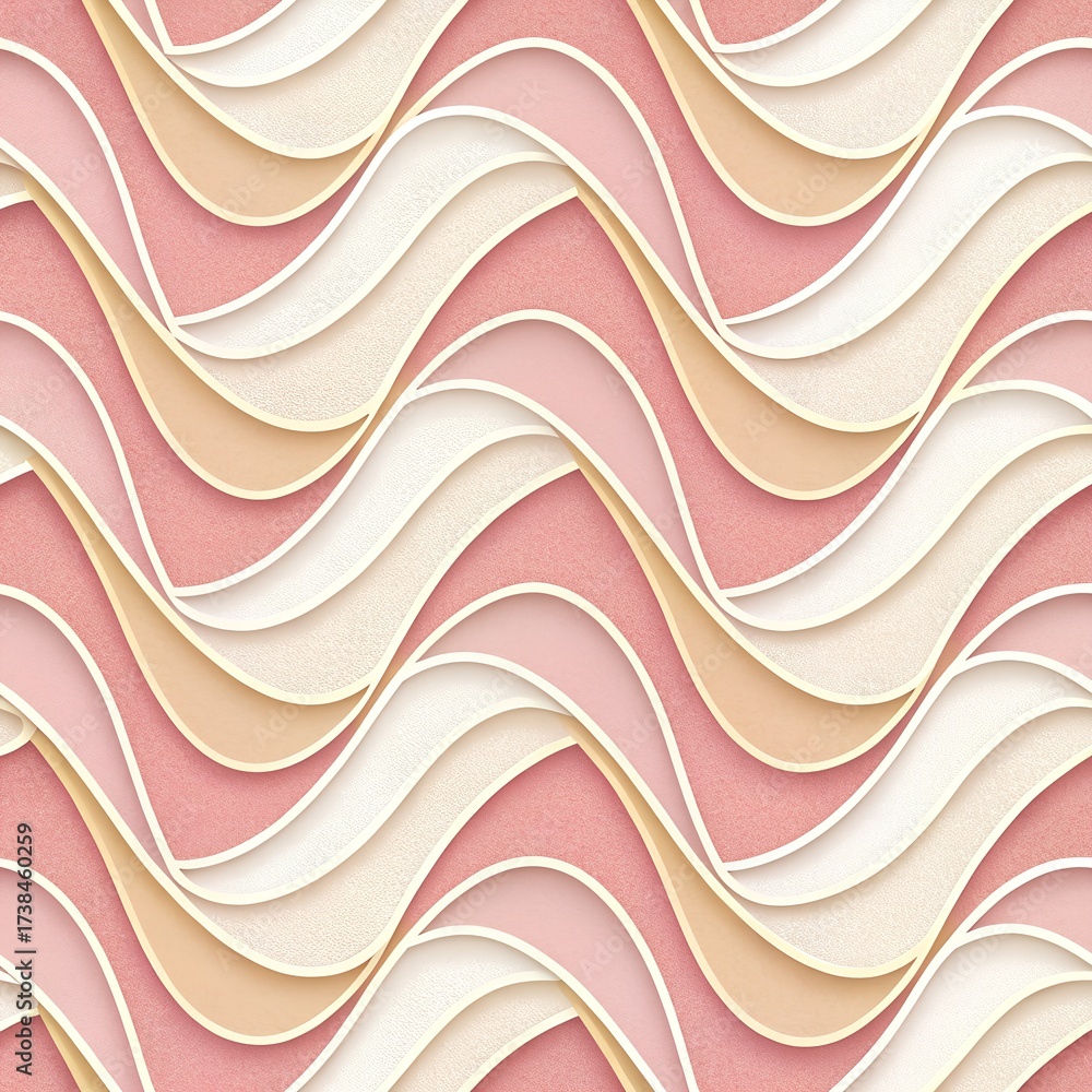 seamless abstract wavy pattern background smooth design