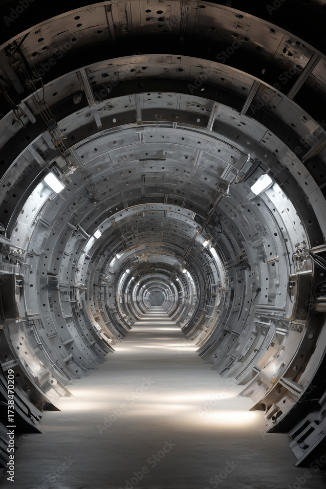 Fototapeta premium Industrial Tunnel Vision