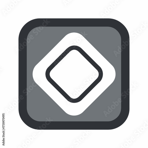 Simple Pin Location Icon Design Style