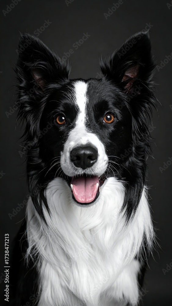 Fototapeta premium Happy Border Collie Portrait