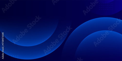 Abstract blue geometric background. Dynamic shapes composition. Modern Trendy design in Vector Illustration