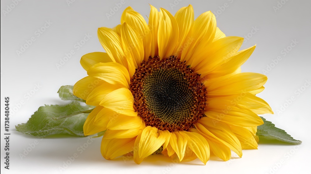 Obraz premium sunflower isolated on white background