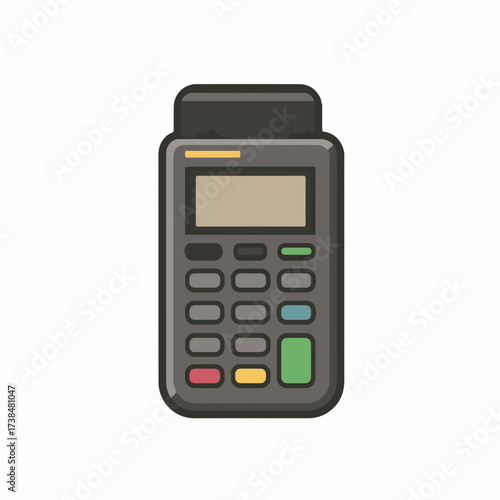 Modern Point of Sale Terminal Icon