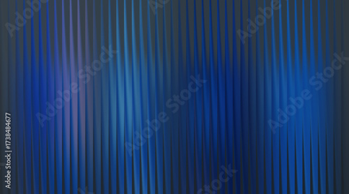 Blue ribbed texture background with vertical lines and soft lighting