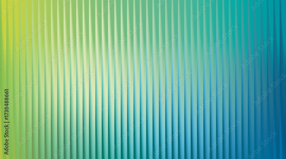 Fototapeta premium Colorful abstract background with vertical green and blue lines
