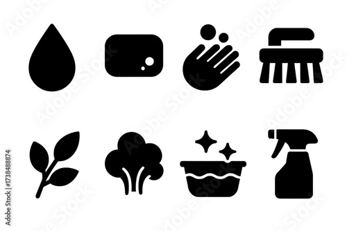 Purification Icons Grid.