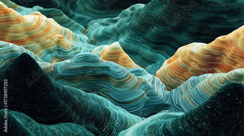 green and yellow feathers background