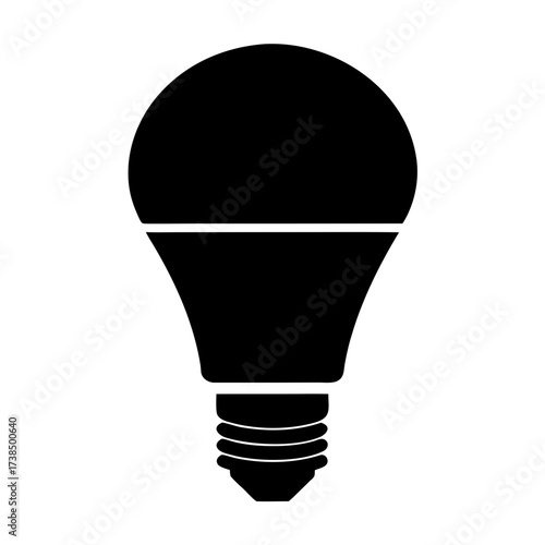 Vector art of led bulb, an energyefficient lighting solution that uses lightemitting diodes to produce illumination