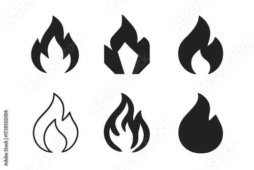 Artistic Logo Variations. each with different artistic interpretation (Symmetrical form, Abstract geometric, Flat solid, Minimal outline, Stylized detail,