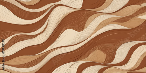 Natural seamless brown wood grain texture pattern for wooden floor design backdrop