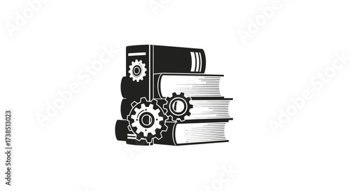 Books with Gears: Illustrative Symbol for Knowledge and Innovation integration