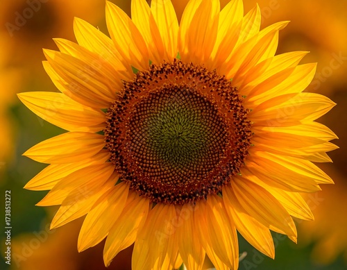 Vibrant Sunflower in Full Bloom.