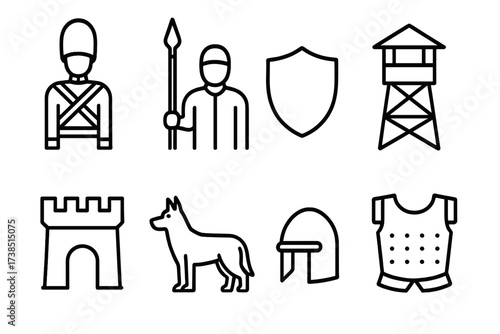 Palace Guard Icons.