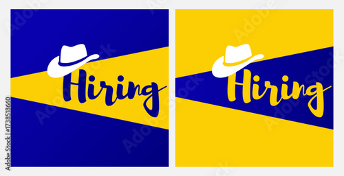 We are hiring job vacancy Social Media Post Or Instagram Promotional Social Media Square Banner And Square Flyer Template Design