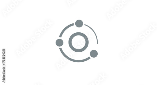 Abstract interconnected network representation for digital design and communication illustration