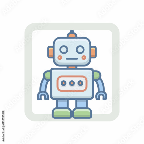 Minimalistic Robot Design in Soft Pastels