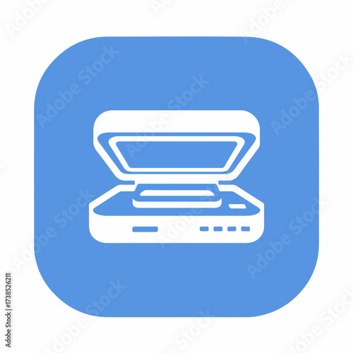 Modern Scanner Icon for Clean User Interface