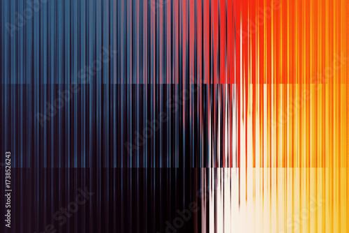 Wallpaper Mural Abstract Vertical Lines Background with Gradient Colors for Modern Design Projects and Artistic Presentations featuring Blue Red Orange and White Torontodigital.ca