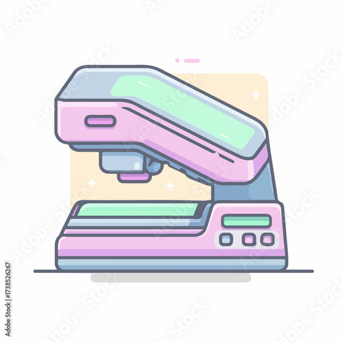Minimalist Scanner Icon in Geometric Design