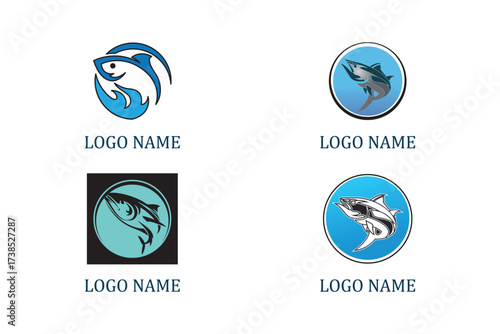Blue Marlin Logo – Sport Fishing and Ocean Wildlife Icon