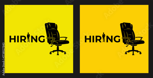 We are hiring job vacancy social media post or square web banner template design