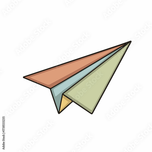 Modern Send Paper Plane Icon Design