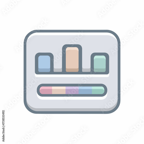 Simple Settings Sliders Icon Design