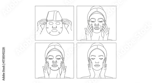 Step-by-step guide to applying a facial sheet mask for optimal skin hydration and rejuvenation