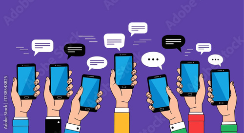 Understanding the Dynamics of Digital Communication and Social Media Engagement Through Mobile Devices
