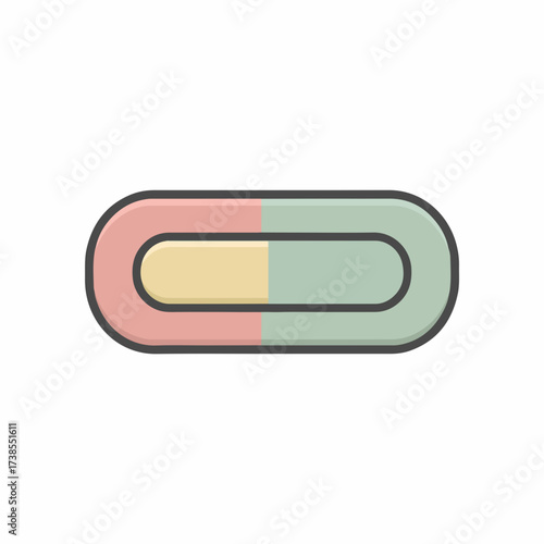 Minimalist Skip Next Flat Design Icon